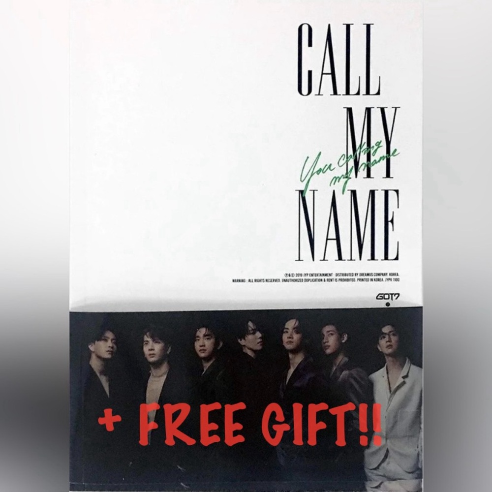 (NWOT) GOT7 10th Mini Album - Call My Name Ver. B | No PCs